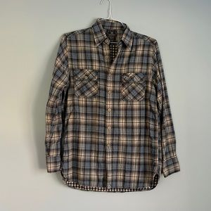 Lucky Band long sleeve button down lined shirt